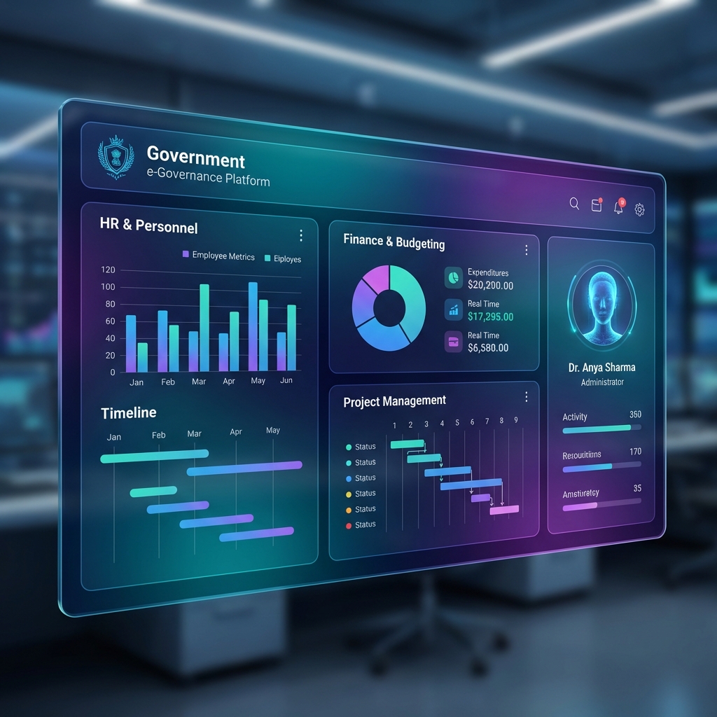 TUBA ERP Dashboard Interface